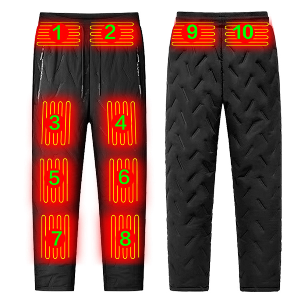 Winter Clothing Hiking - Pantalones térmicos eléctricos unisex, 10 zonas
