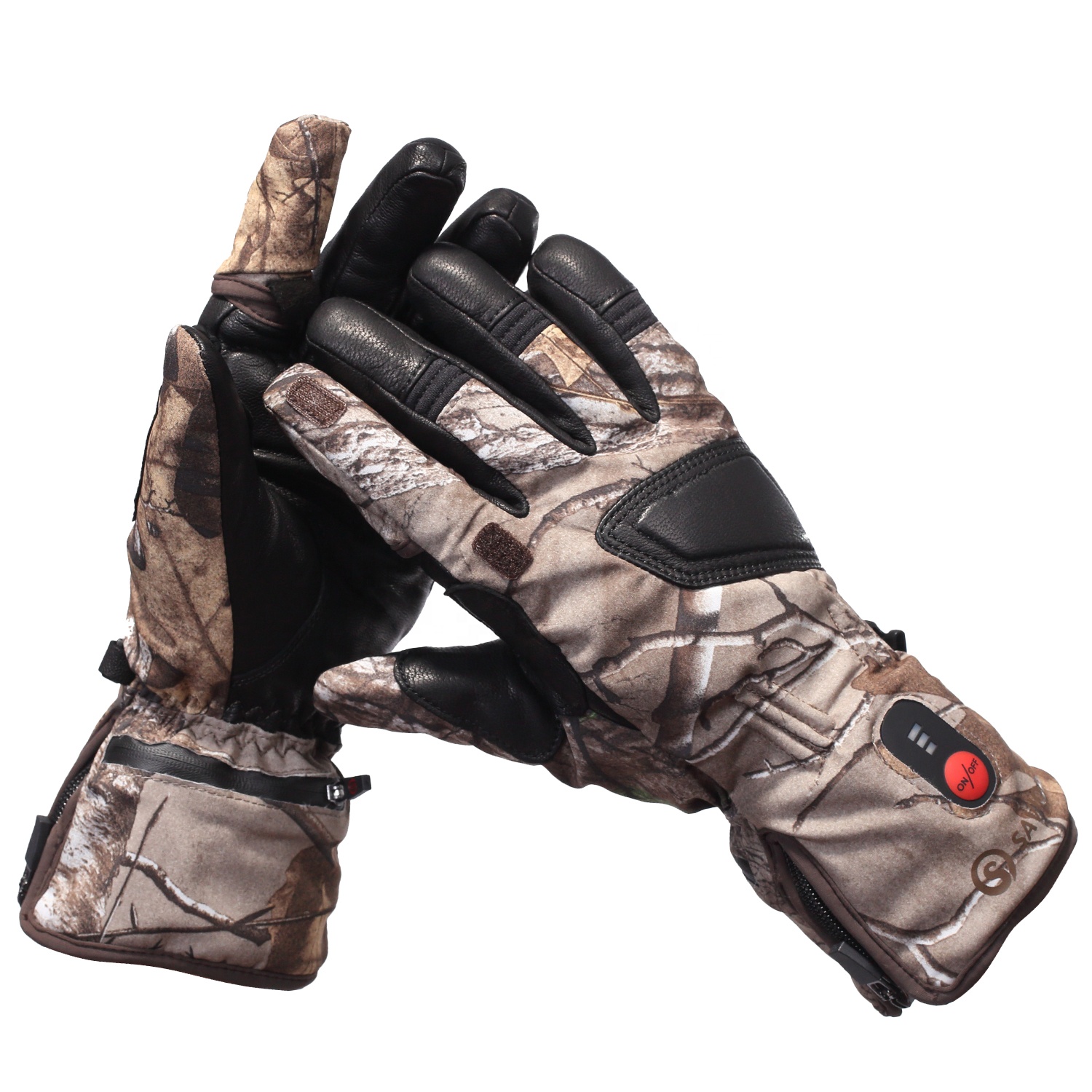 Heated Gloves Electric - Guantes eléctricos con batería recargable, impermeables,