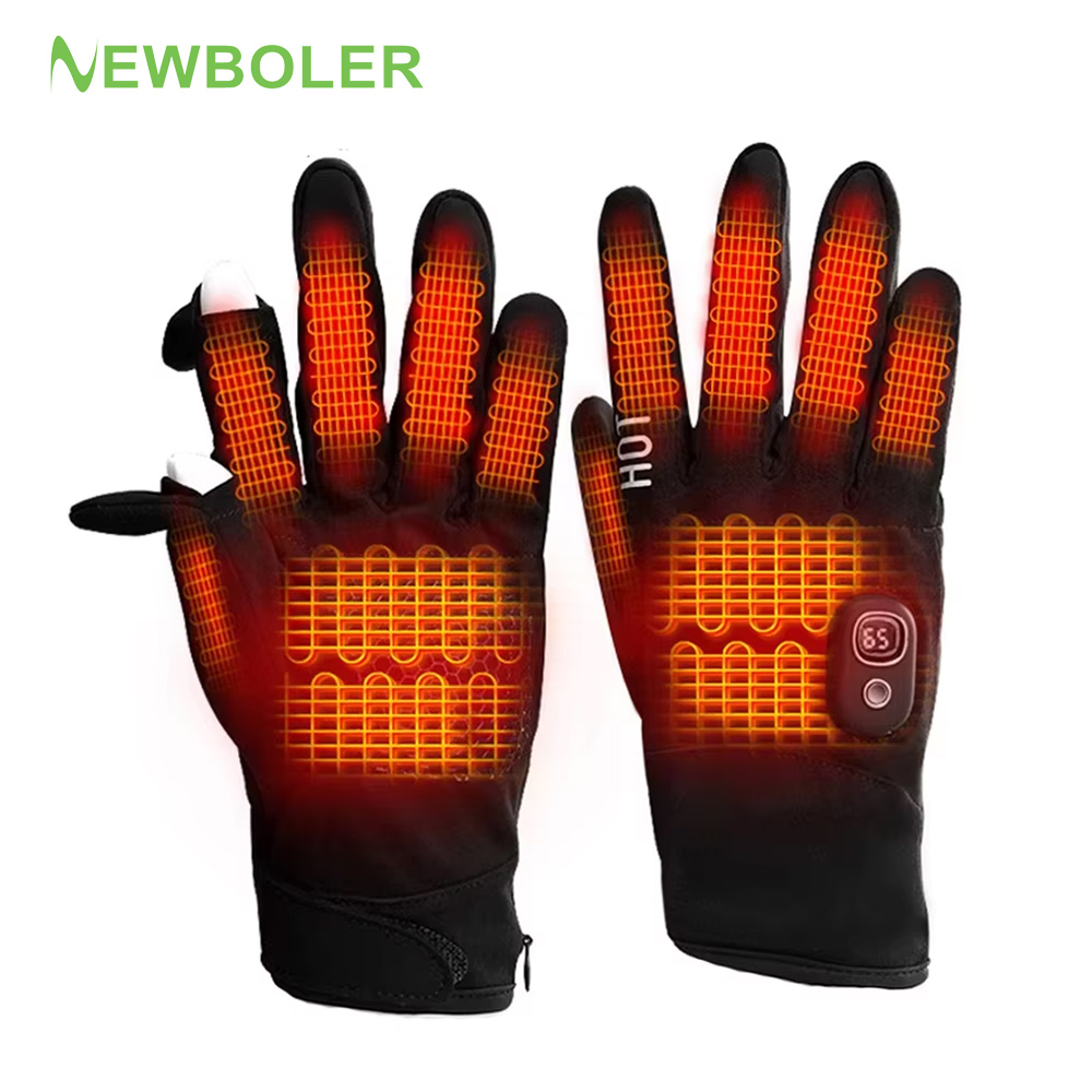 Heated Gloves Electric - Guantes Calefactados de Invierno Unisex, Impermeables,