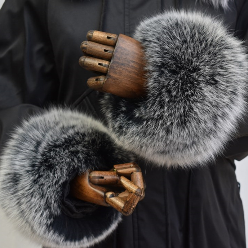Winter Clothing Pk - Puños de piel de zorro para