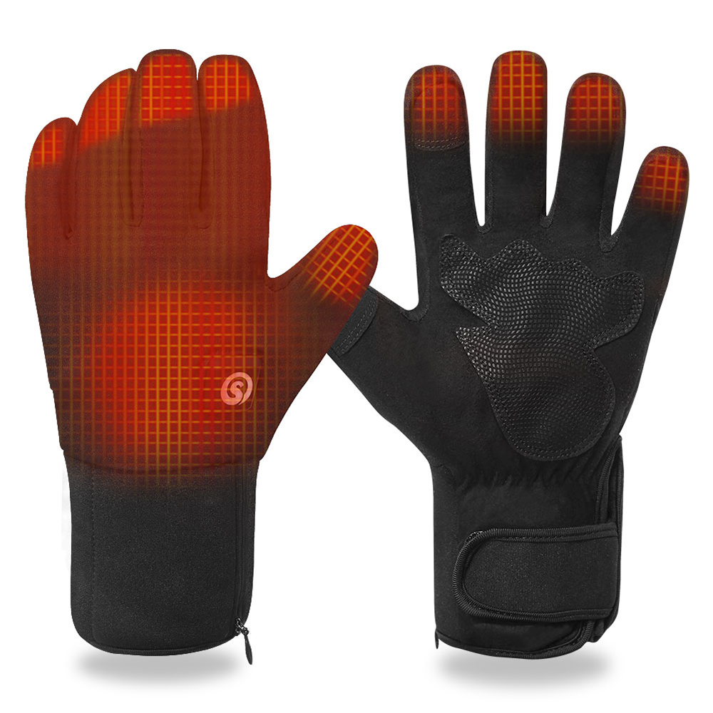 Heated Gloves Electric - Guantes calefactados eléctricos con batería, calentador
