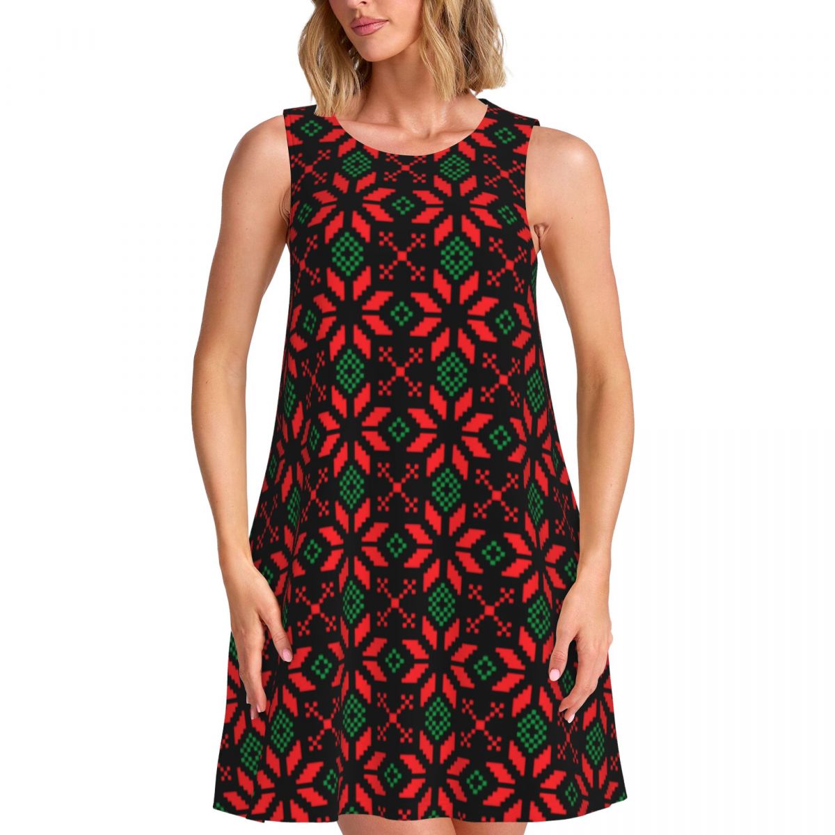 Winter Clothing Gift Ideas - Vestido Casual Nórdico Navideño de Invierno