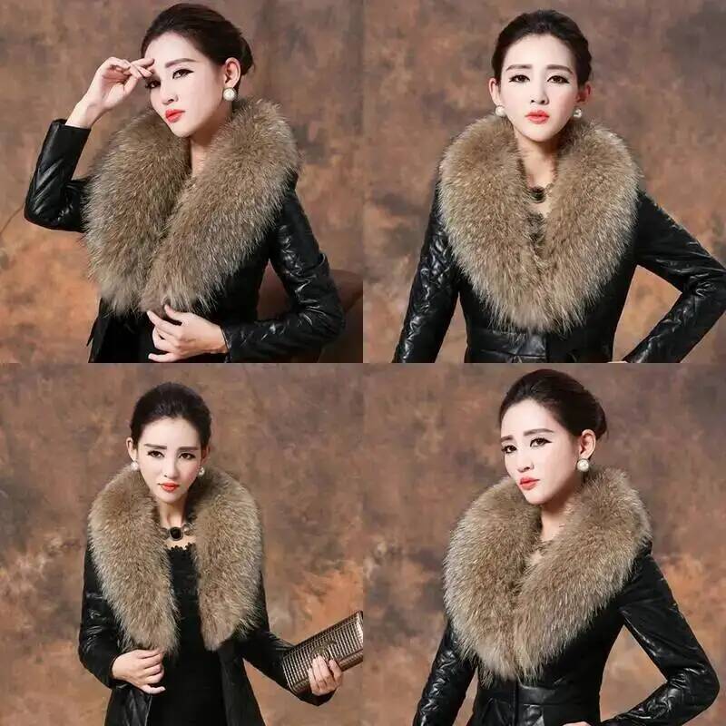 Bufanda de piel de mapache Nat - Winter Clothing Pk reseña y precio