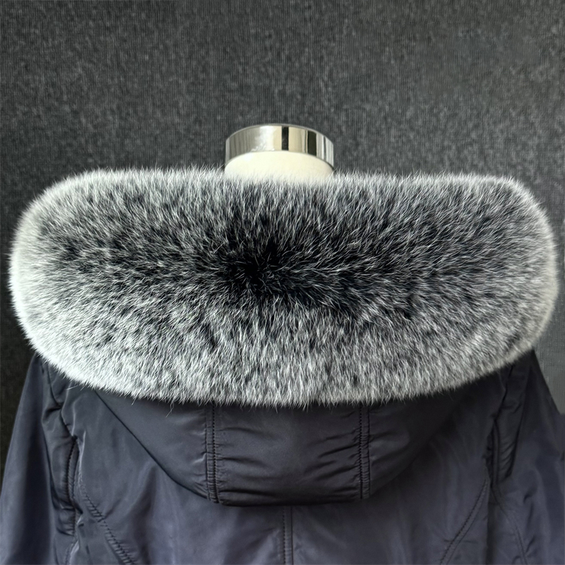 Cuello de piel de zorro Real p - Winter Clothing Pk reseña y precio