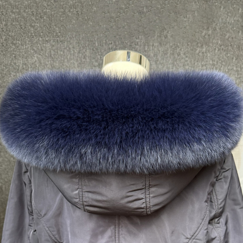 Cuello de piel de zorro Real p - Winter Clothing Pk reseña y precio