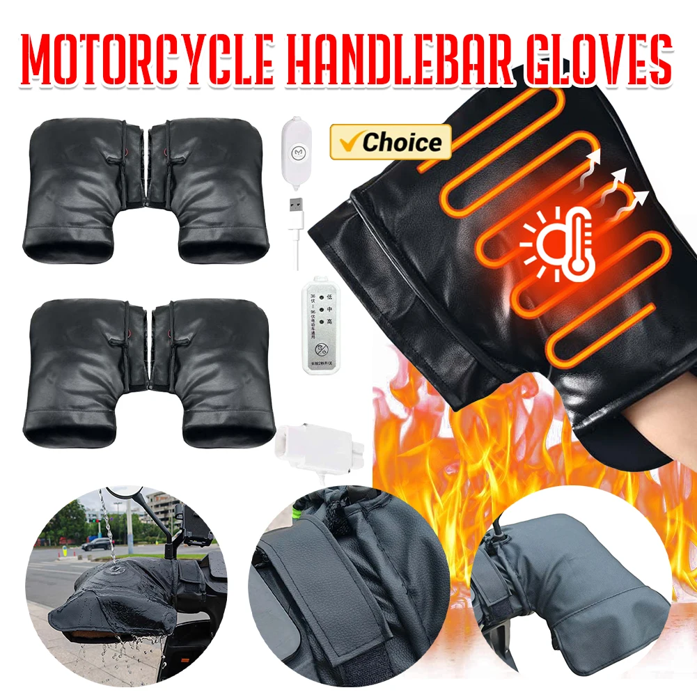 Guantes de manillar con calefa - Heated Gloves Electric reseña y precio