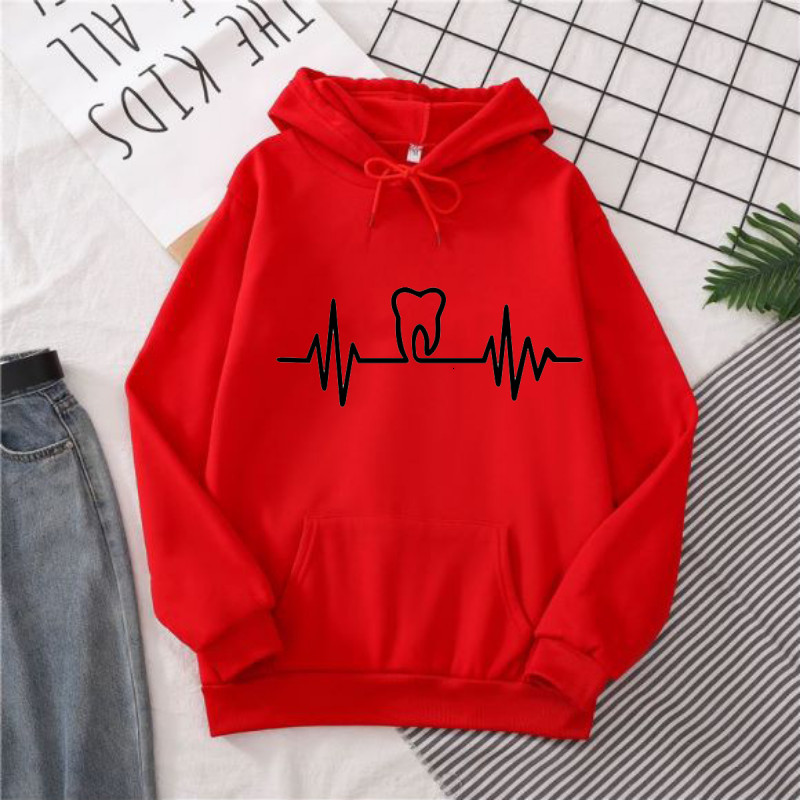 Heatbeat Hoodie Graphic Tooth  - Winter Clothing Drawing reseña y precio