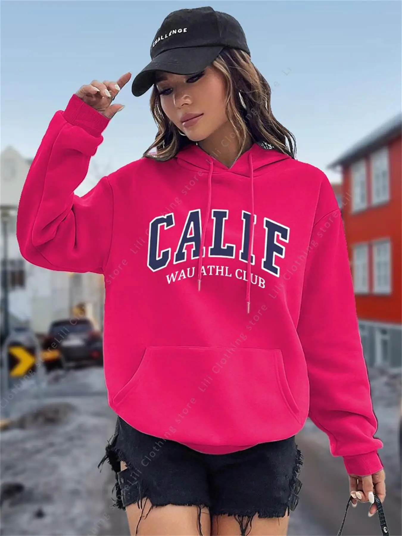 Sudadera con capucha para muje - Winter Clothing Drawing reseña y precio