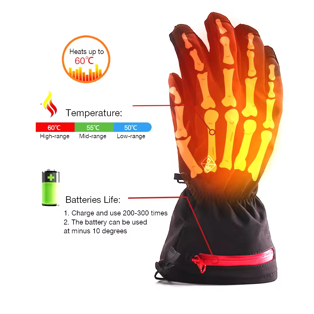 Guantes Térmicos Eléctricos Pe - Heated Gloves Electric reseña y precio