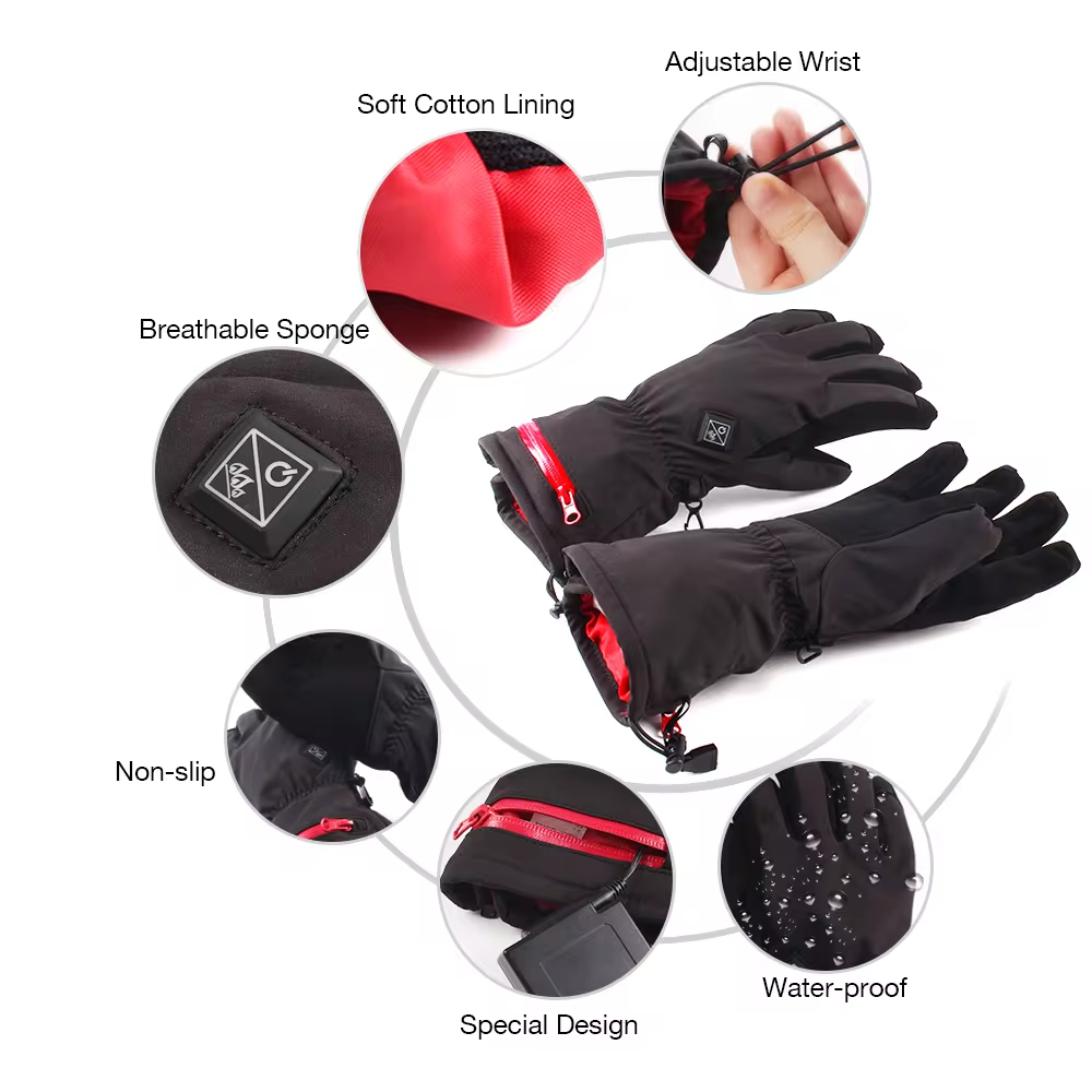 Guantes Térmicos Eléctricos Pe - Heated Gloves Electric reseña y precio