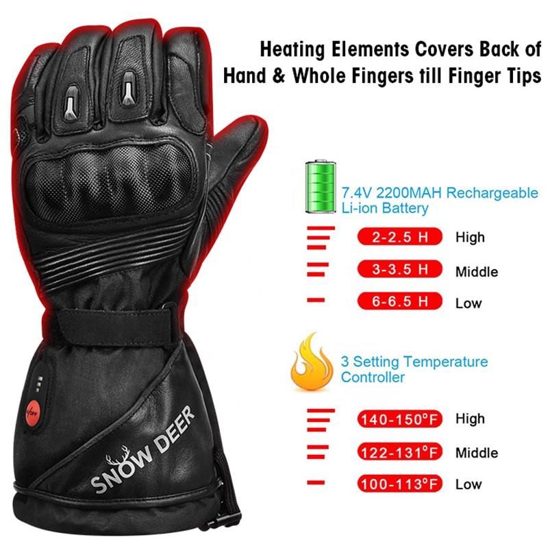 Guantes Calefactables para Mot - Heated Gloves Electric reseña y precio