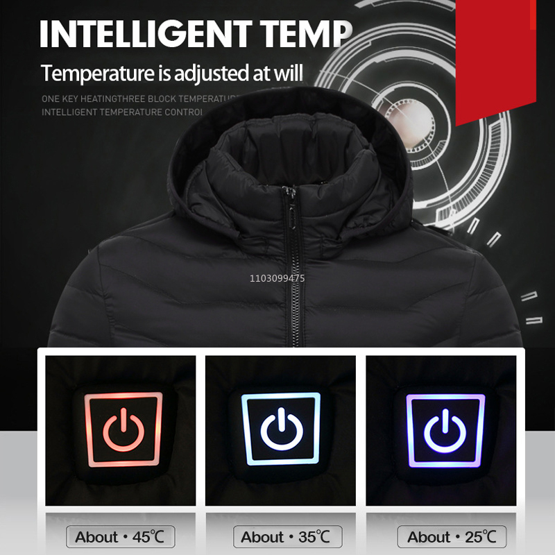 Chaqueta con calefacción eléct - Winter Clothing Hiking reseña y precio