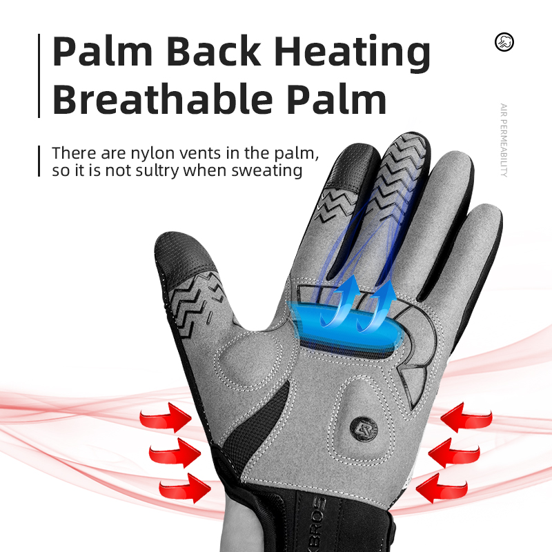 ROCKBROS-guante de invierno co - Heated Gloves Electric reseña y precio