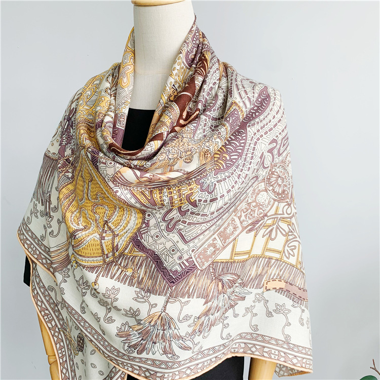 Bufanda de Seda y Lana de 135  - Winter Clothing Hong Kong reseña y precio