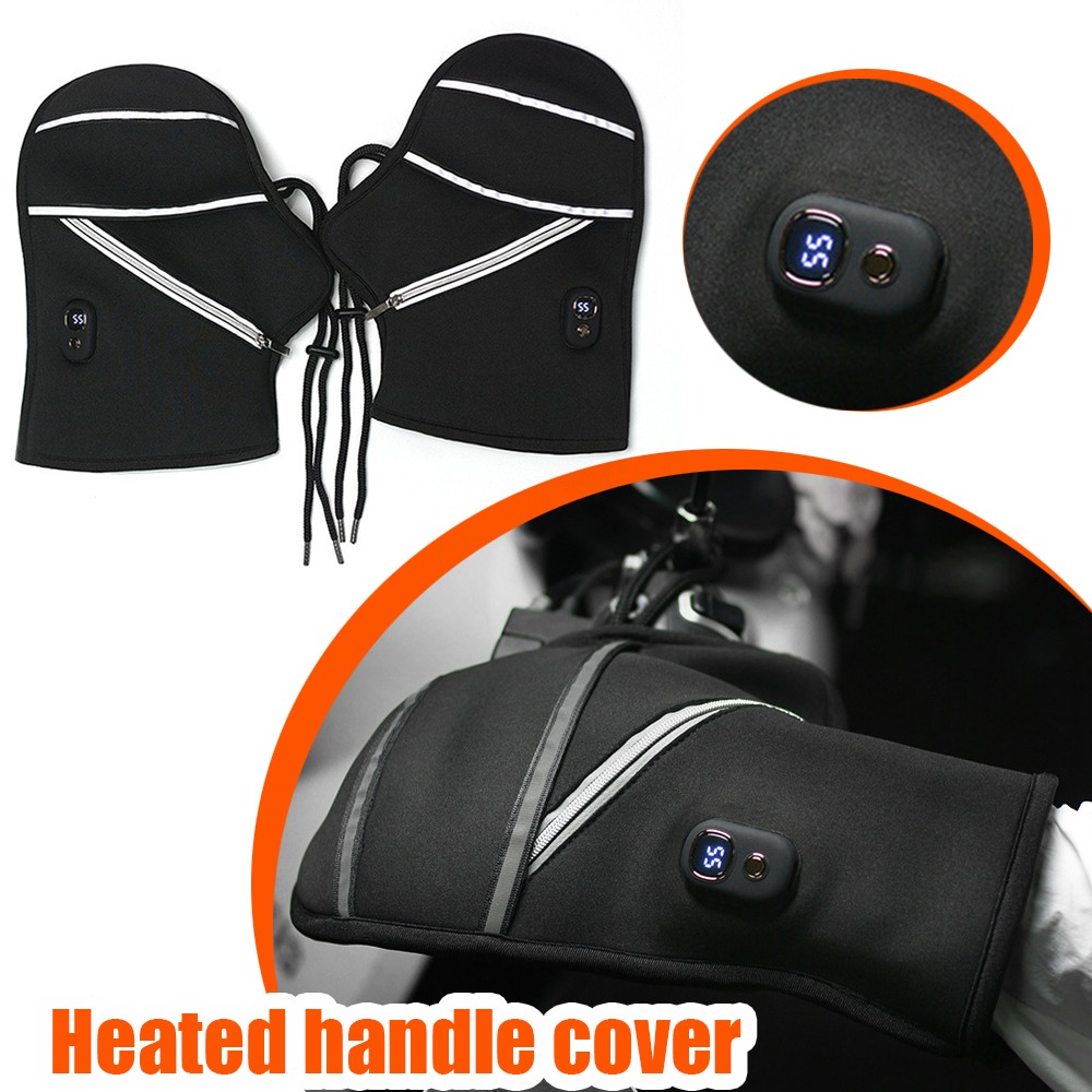 Cubiertas para manillar de mot - Heated Gloves Electric reseña y precio