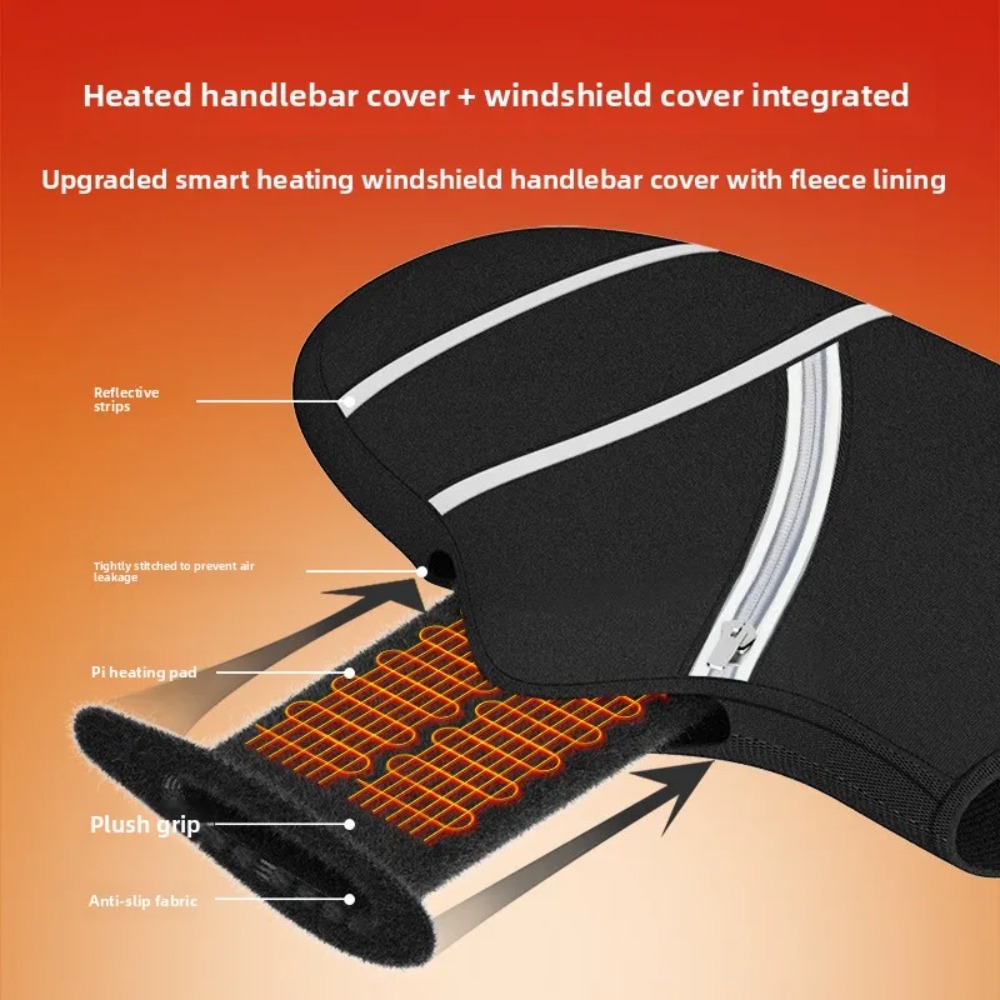 Cubiertas para manillar de mot - Heated Gloves Electric reseña y precio