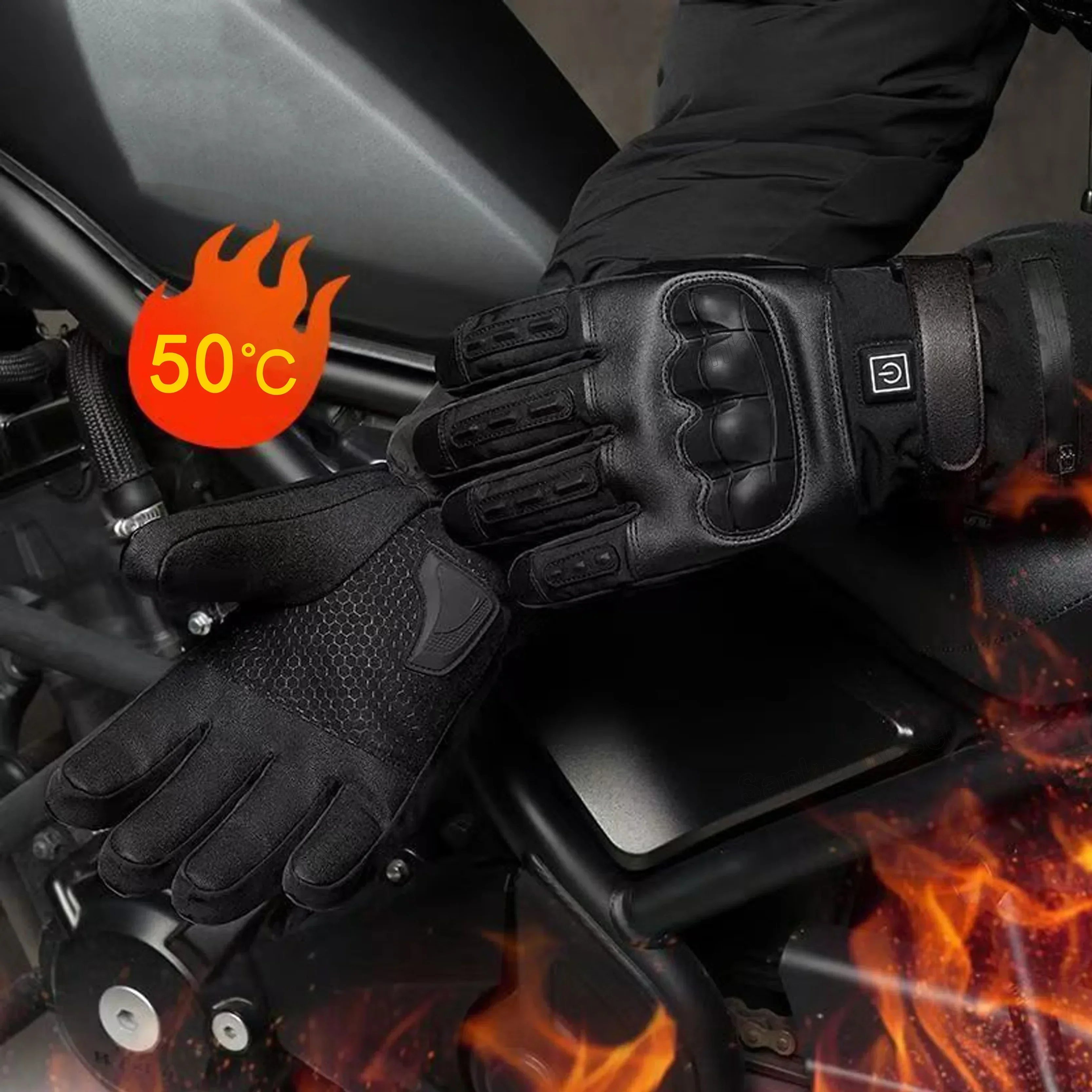 Guantes calefactables, calenta - Heated Gloves Electric reseña y precio