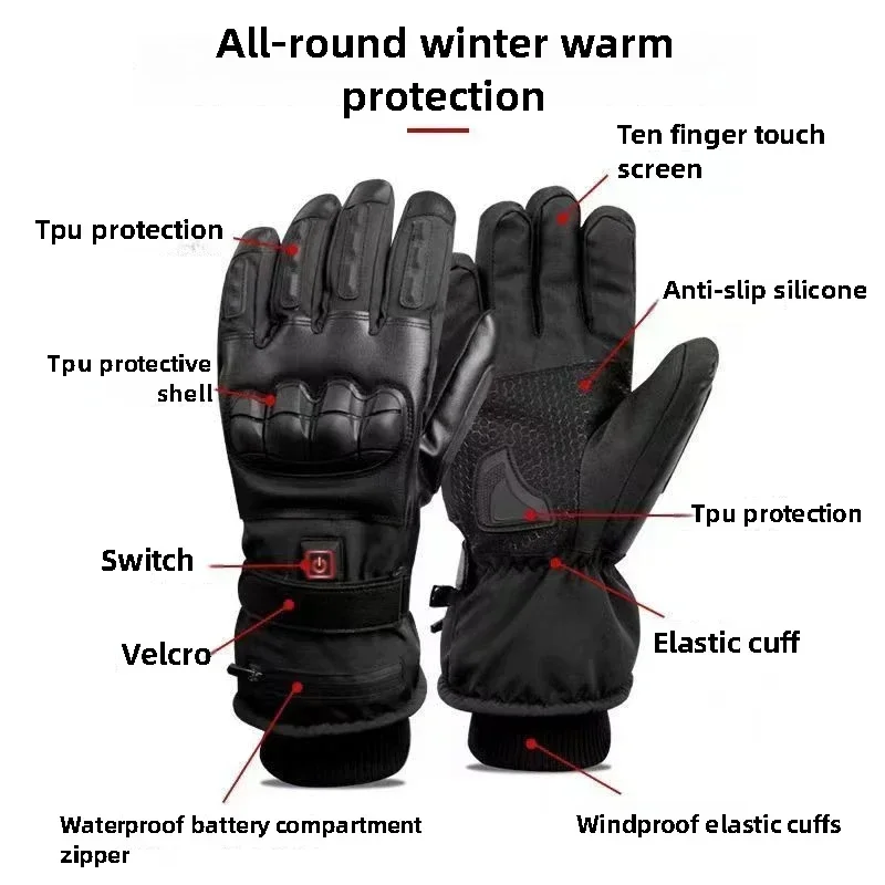 Guantes calefactables, calenta - Heated Gloves Electric reseña y precio