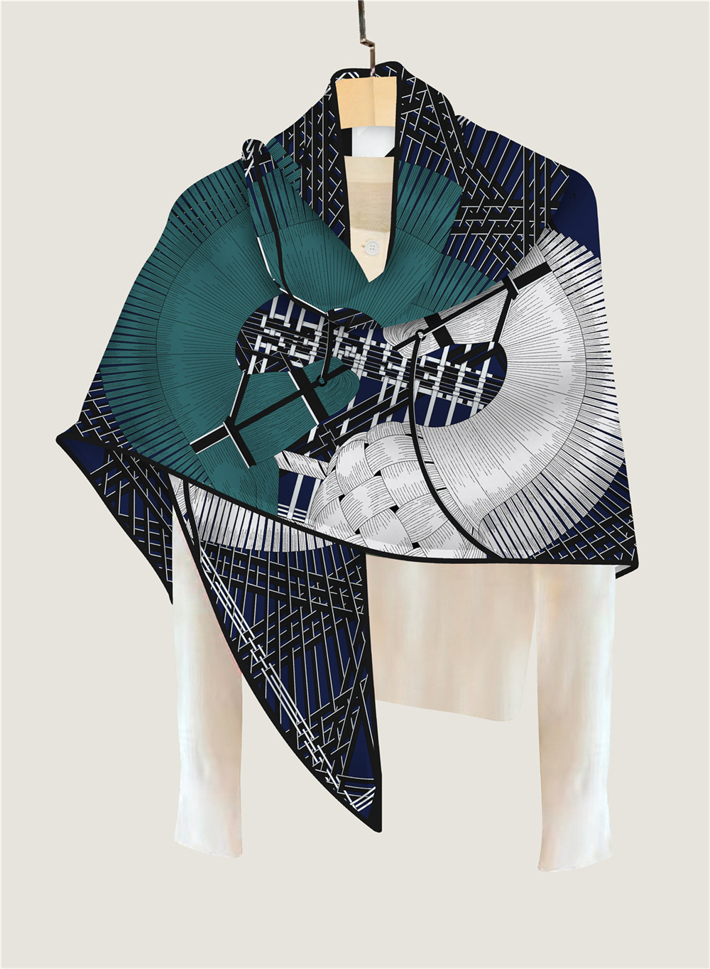 Chales triangulares, bufandas  - Winter Clothing Hong Kong reseña y precio